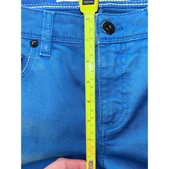 Authentic Off-White Bold Blue Skinny Jeans - Designer Streetwear Size 26 EUC - Picture 9 of 13